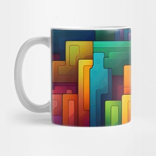 Pixel Art Repeating Pattern Mug